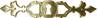 X15-912 Escutcheon Horizontal Satin Brass
