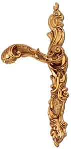 C06710 Style Louis XV Lever Handles On Full Backplate