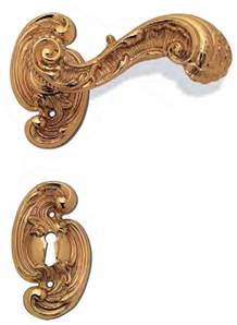 C06715 Style Louis XV Lever Handles On Rose