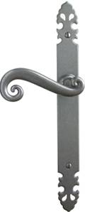 X01-580 Picardie Style Latch Lever Handles Patine