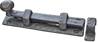 32-089 Straight Cupboard Bolt 101mm with Mortice Plate 
